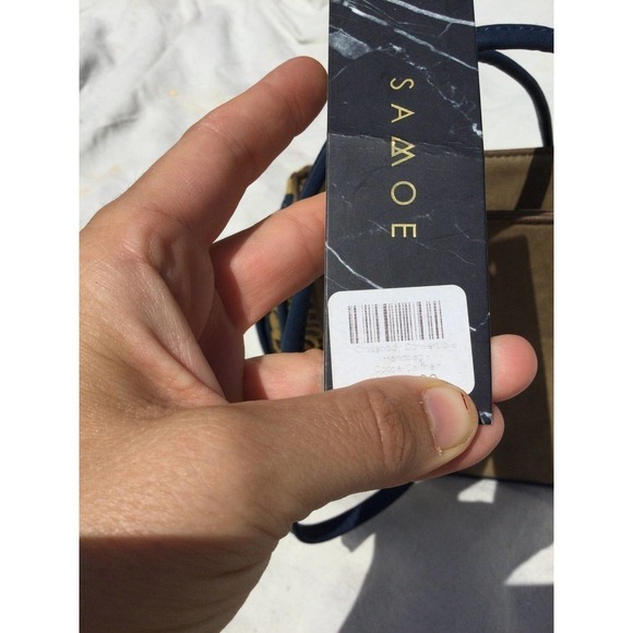 Samoe crossbody convertible purse 7” cocoa calfhair cheetah NEW bucket bag NWT - Picture 3 of 11